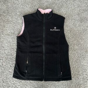 Ruff Hewn Black and Pink Vest
